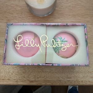 Lilly Pulitzer Pink Ornaments